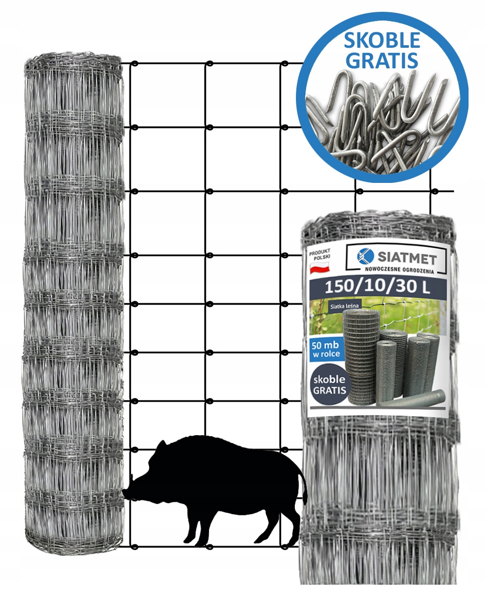 Siatka Ogrodzeniowa Budowlana 150/10/30 L 50m
