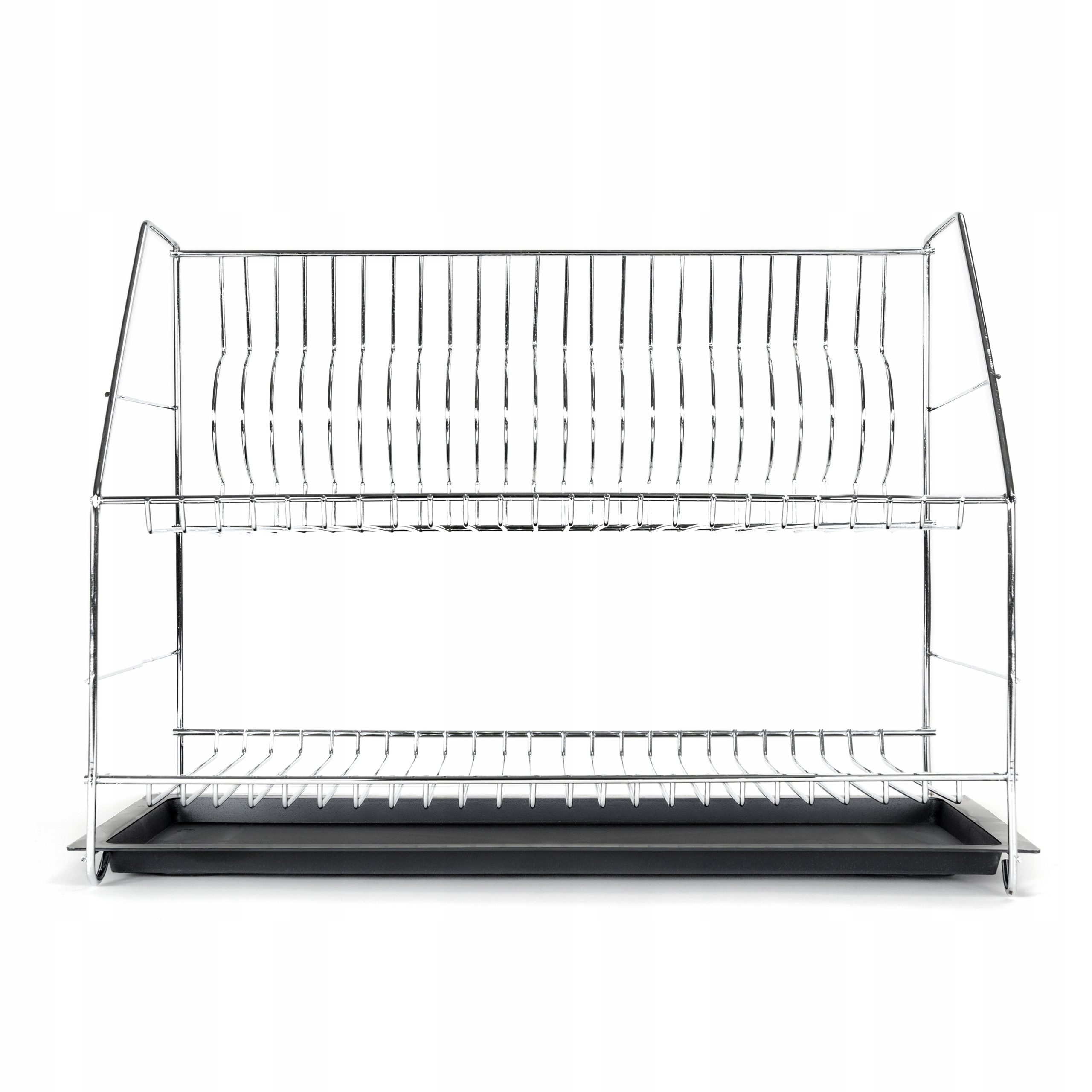 Odkapávač Na Nádobí 2 úrovně Chromovaná sušička Polský výrobek 47 cm