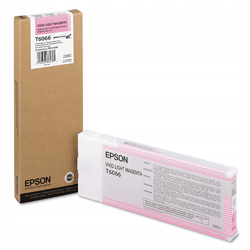 Tlač Epson T6066 červená (purpurová) C13T606600