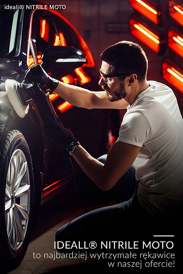 IDEALL NITRILE MOTO REKAWICE nitrylowe czarne L Producent code RD30187004 IDEALL NITRILE MOTO