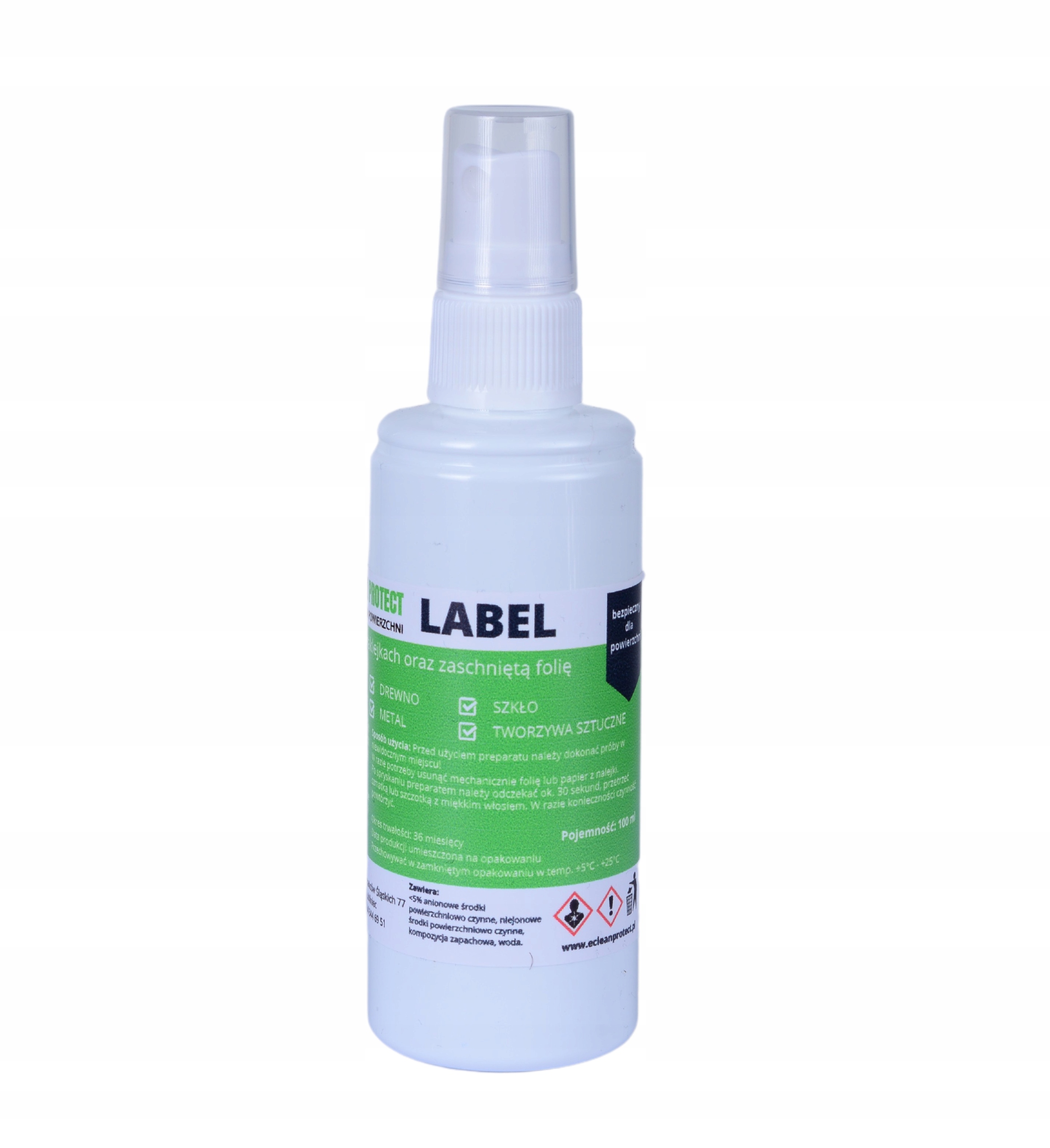 

Zmywacz do etykiet folii Clean Protect Label 100ml