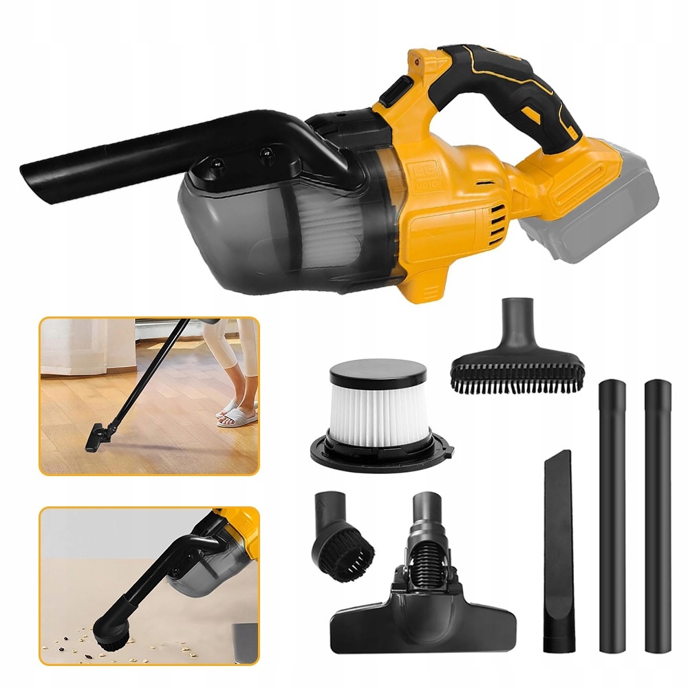 Bezprzewodowy Odkurzacz Ręczny Z Kompatybilnością Z Bateriami Dewalt 21V