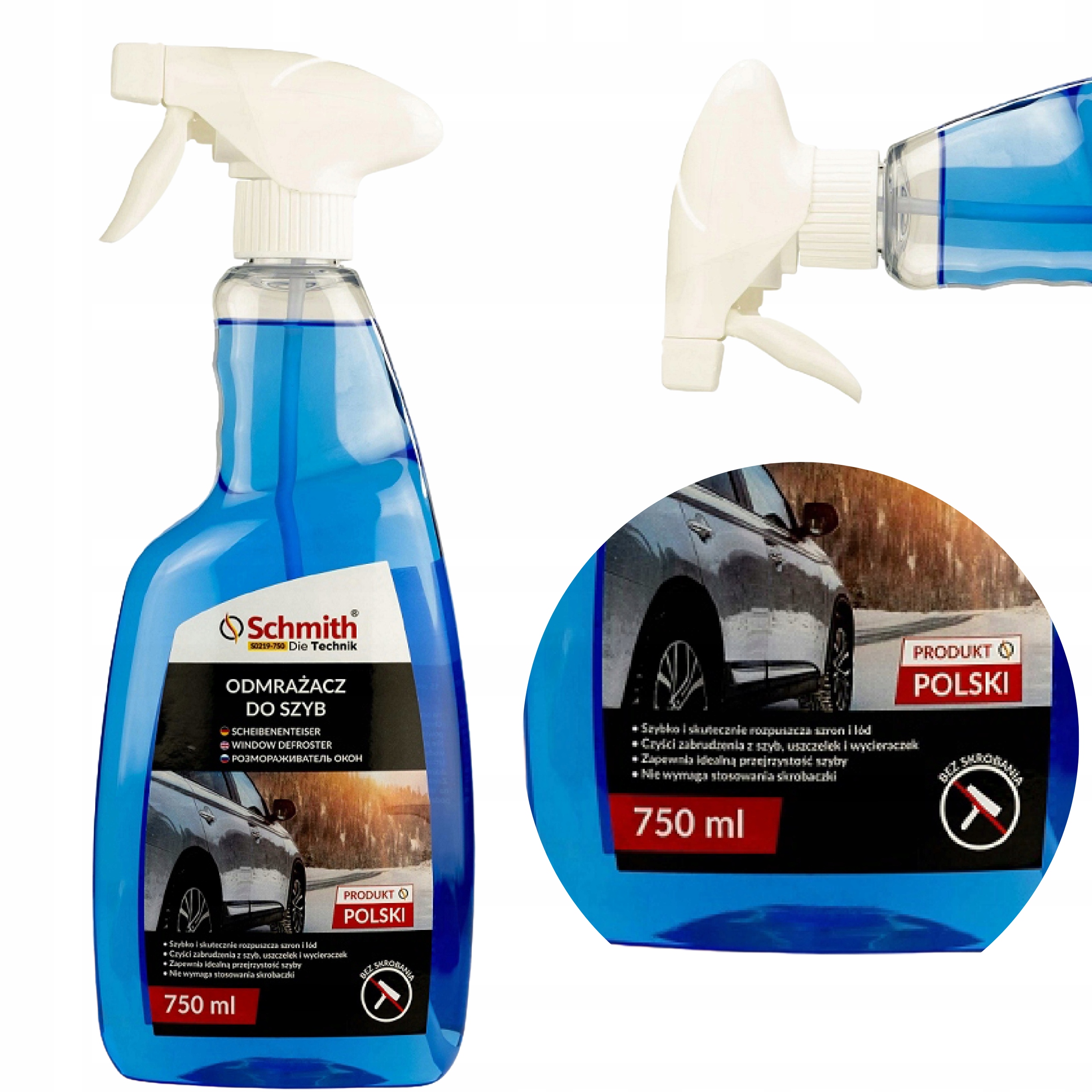 

Odmrażacz Do Szyb 750ml Zimowy Płyn Schmith