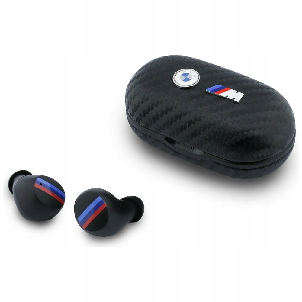 Bluetooth sluchátka Tws Bmw Carbon Metal Logo Enc černá