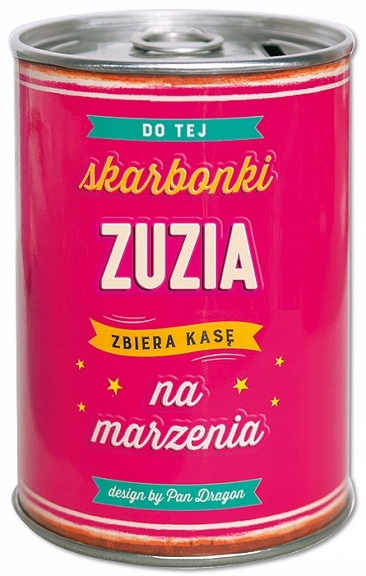 

Puszka Skarbonka Vip Zuzia zbiera kasę