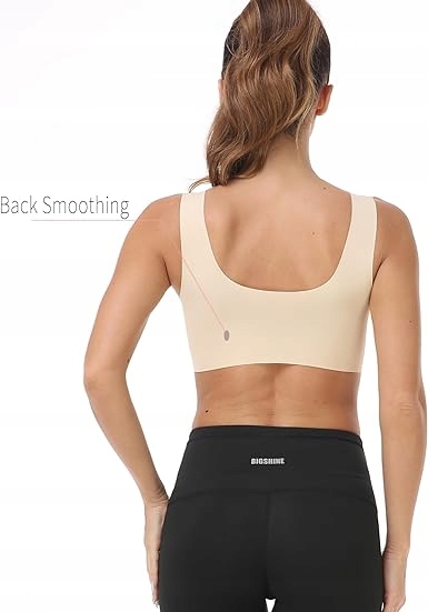 Biustonosz ultrawygodny z siateczką, bez zapinania kobiecy rozmiar 2L (XL) Rozmiar XL