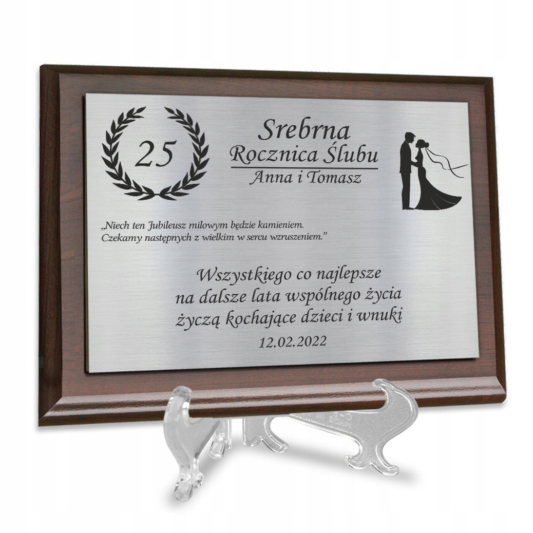 

Prezent Rocznica Ślubu Jubileusz 20 25 30 35 40 50
