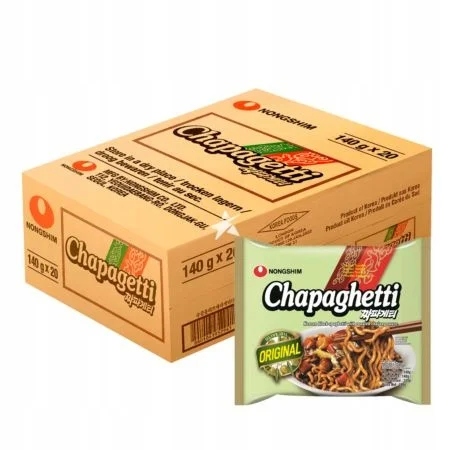 Kartonová polévka Chapagetti značky Nongshim140 g x 20 ks