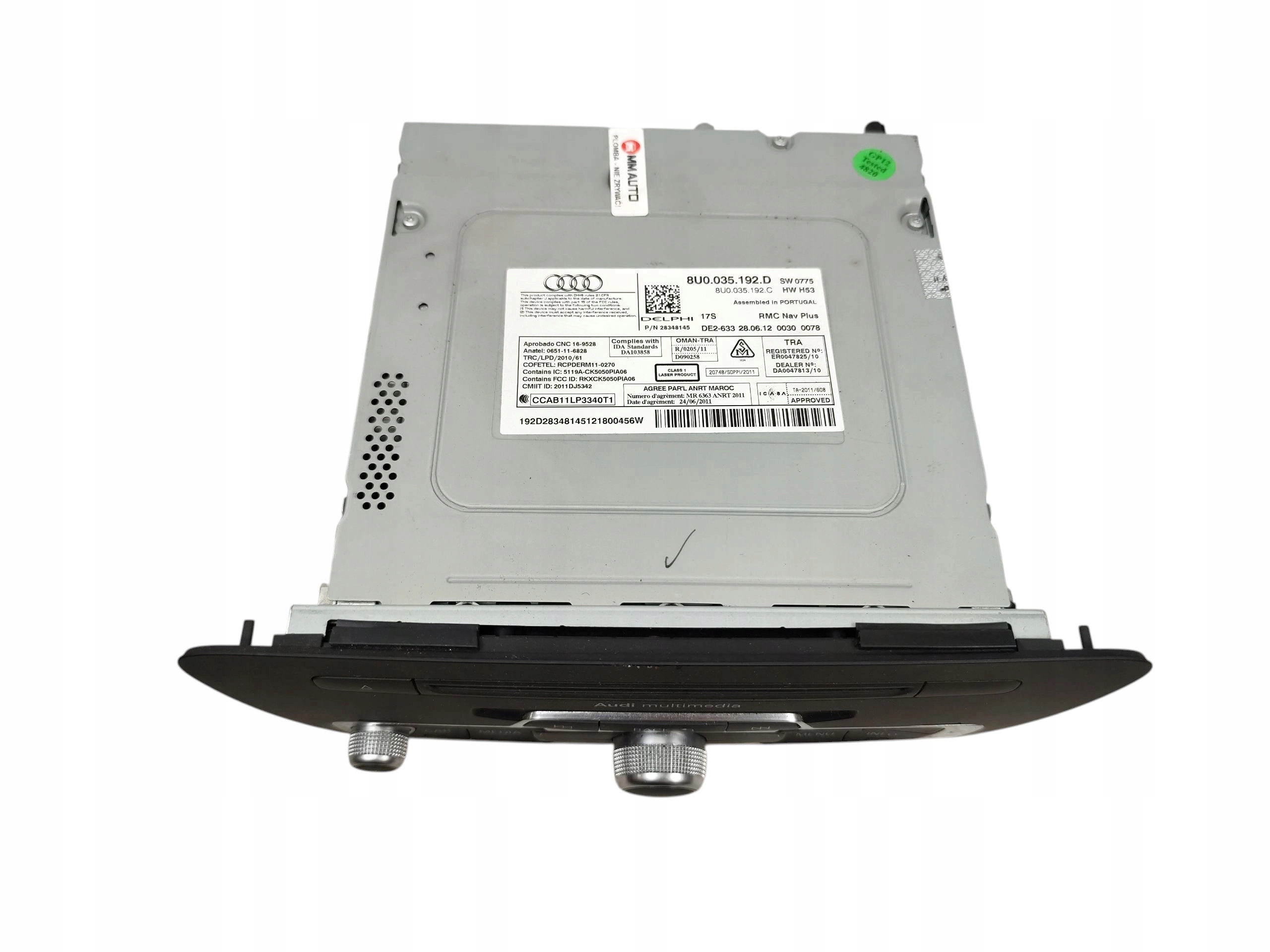 RADIO TUNER Navigation AUDI Q3 und 8U 8U0035192D
