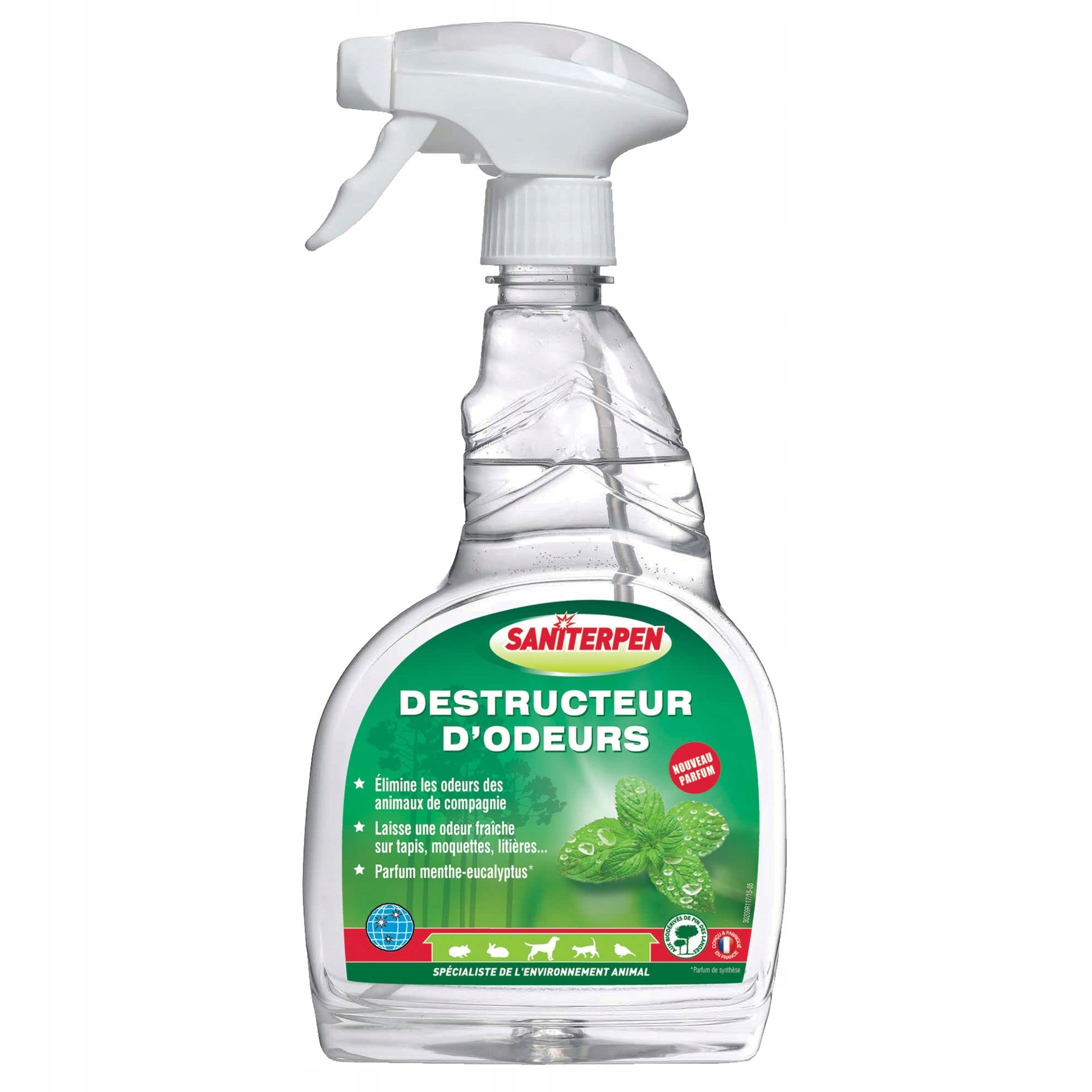 Levně Saniterpen neutralizátor pachů 750 ml antibakteriální mátový