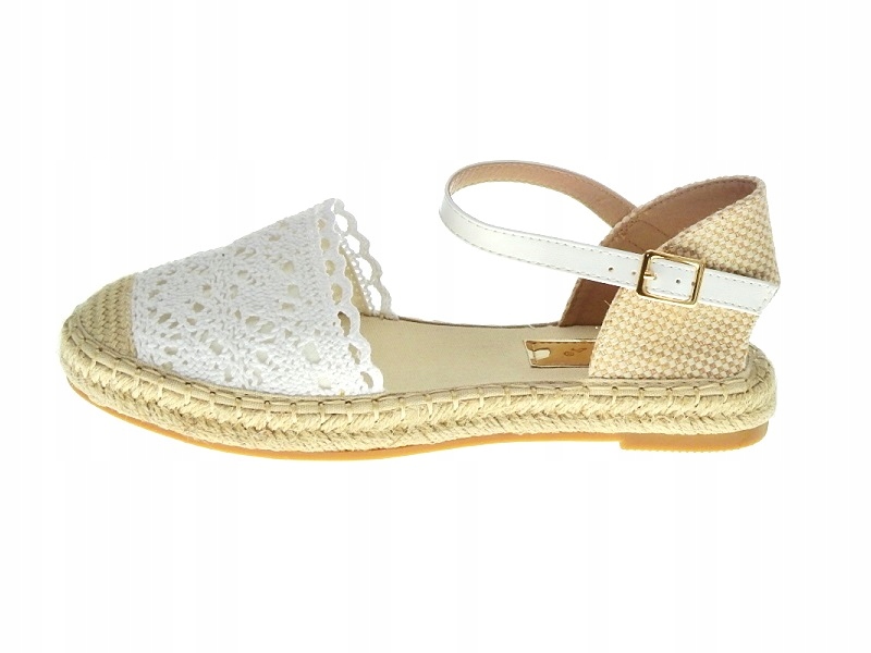 

Damskie Espadryle Płaskie L-1067 White r.38