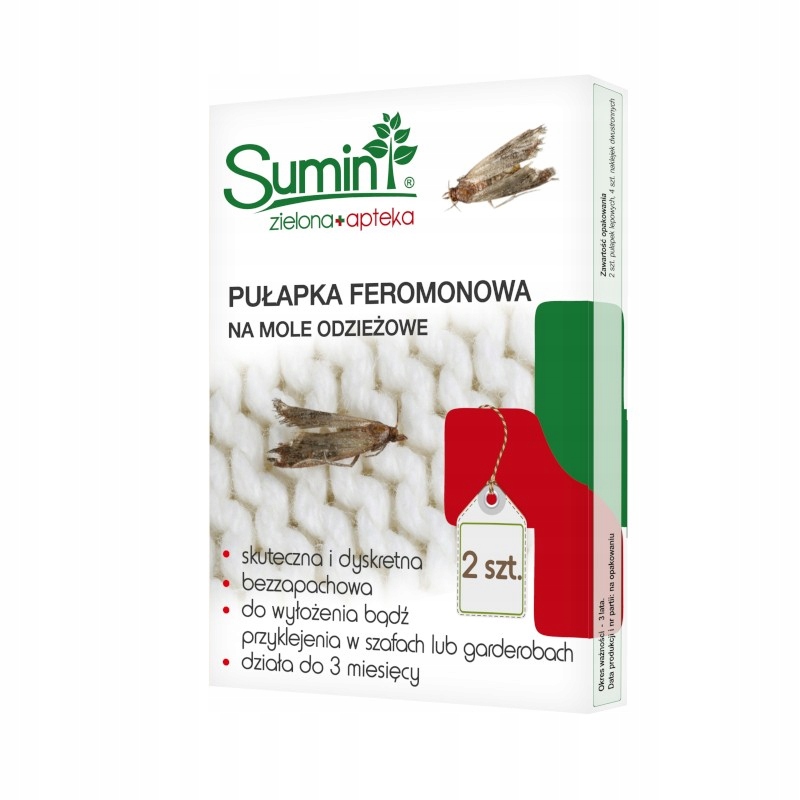 

Pułapka Feromonowa Lep Na Mole Odzieżowe Sumin