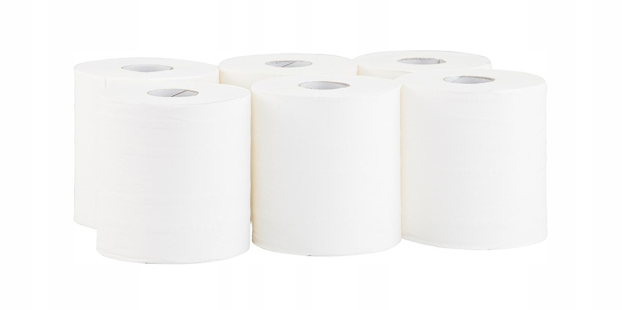 Merida Top Center Pull Maxi Papírové Ručníky V Roli, Bílé, Dvouvrstvé