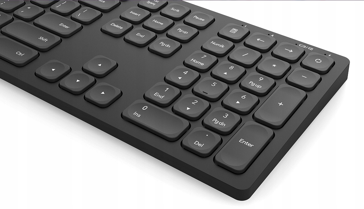 

Klawiatura Wyspowa Płaska Bezprzewodowa Cicha