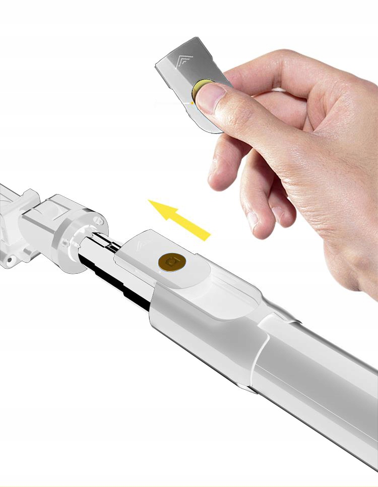 Kijek do selfie stick RENEW FORCE na telefon tripod STATYW pilot bluetooth Kolor biały