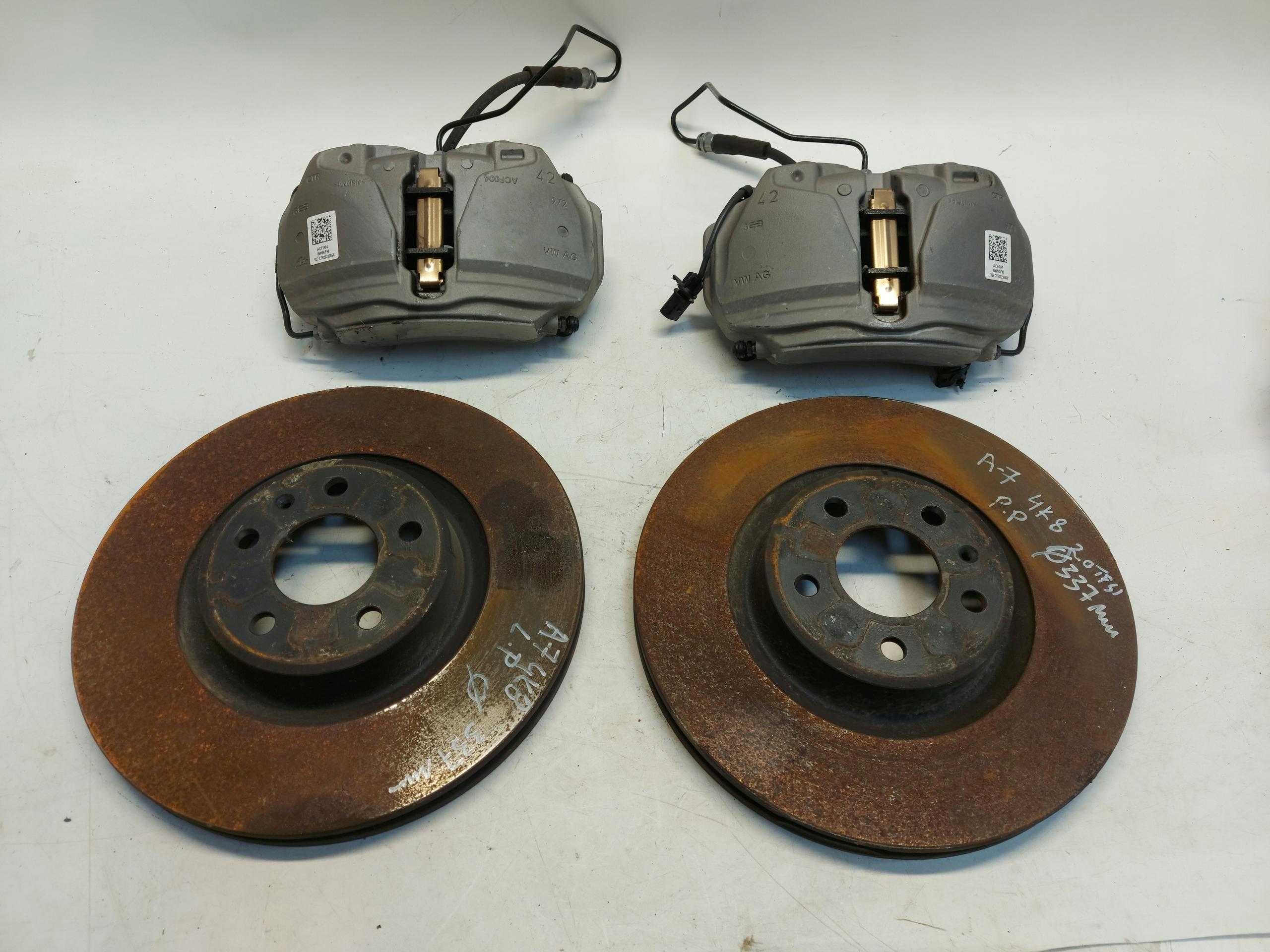 Audi A7 4K8 LIFT 45 TFSI discs calipers HAMULCE front left right