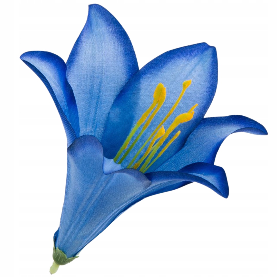 

[w0506] Główka kwiatowa lilia 16cm niebieska