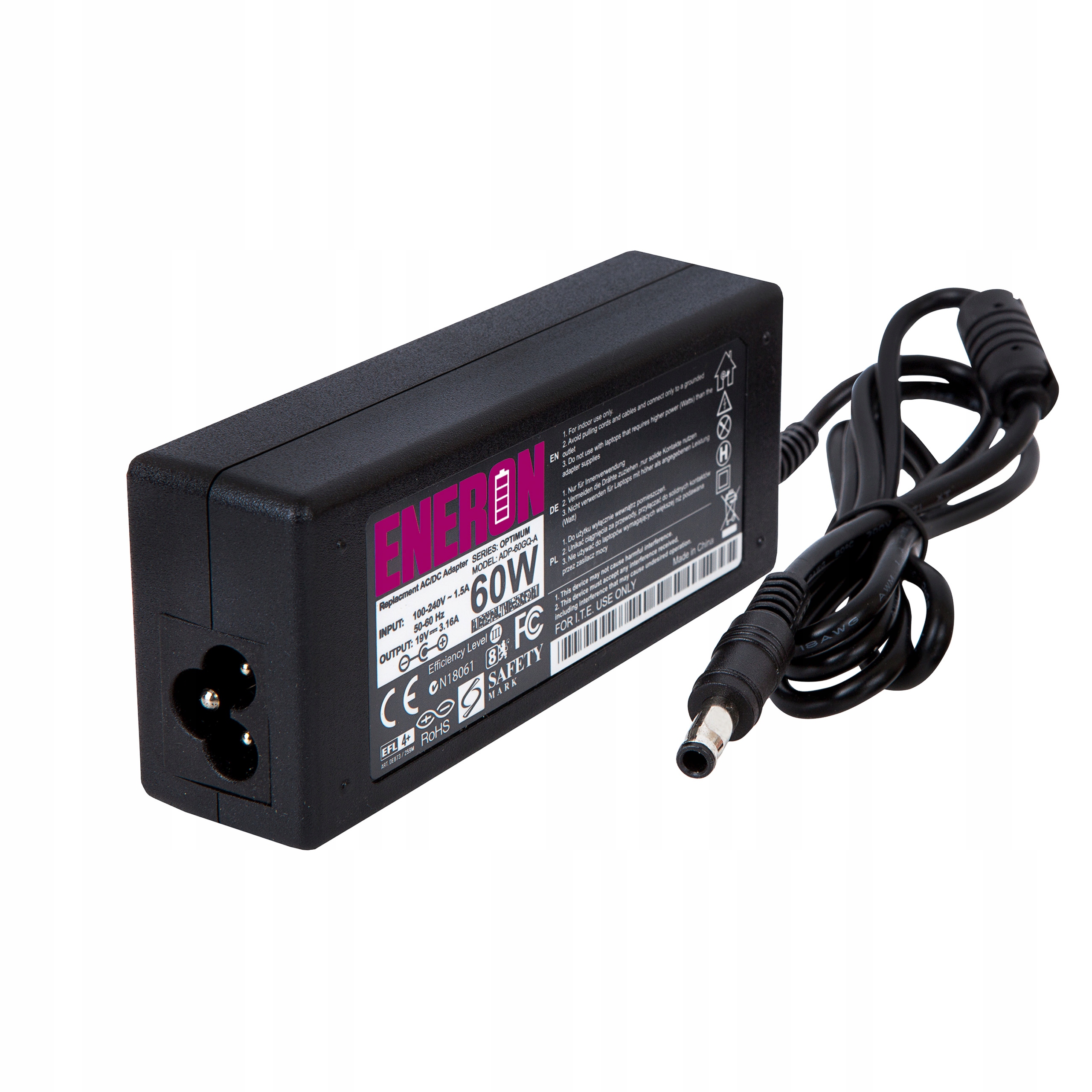 ZASILACZ DO SAMSUNG Q330 R540 RV510 RV511 19V 60W Marka Eneron