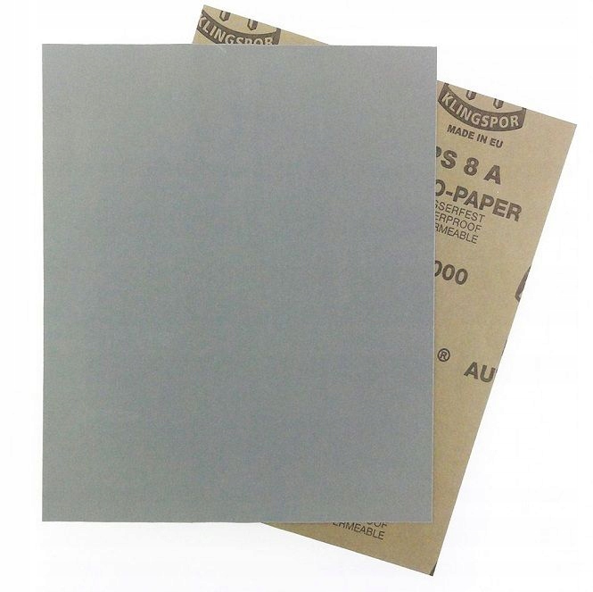 

Papier ścierny wodny A4 Klingspor Gr. P1200