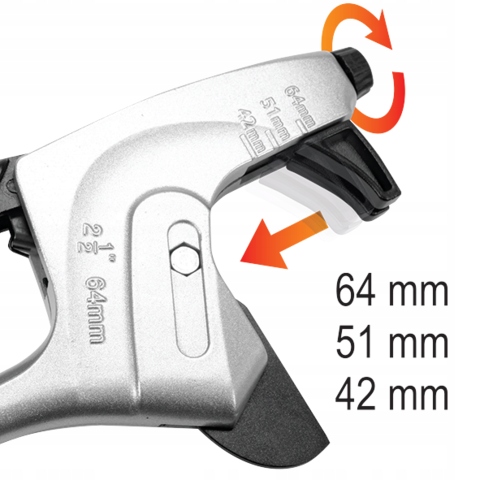 YATO OBCINAK NOŻYCE STALOWE OSTRZA DO RUR PCV PP PE PU PESZLI 64MM YT-22295 EAN (GTIN) 5906083093791