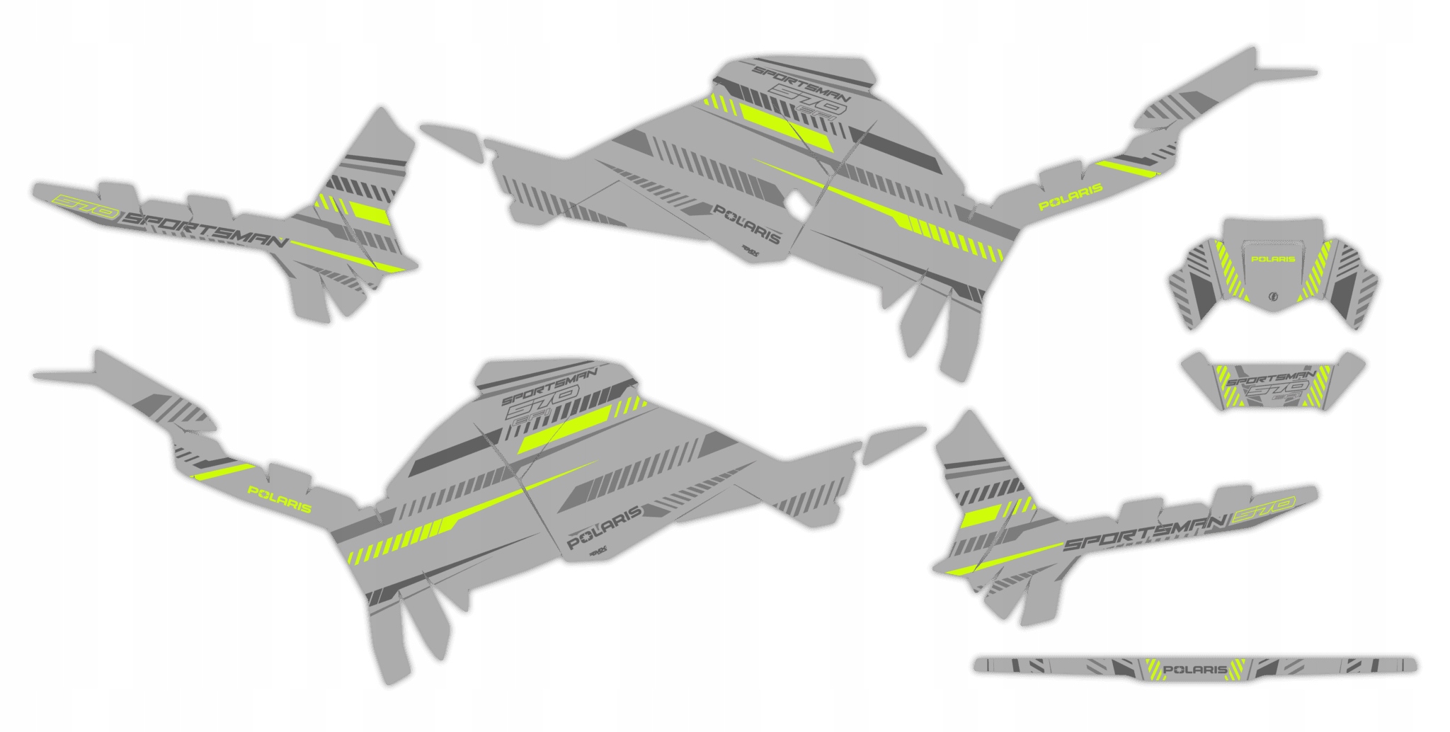 Dýha Samolepky Polaris Sportsman Touring 570 2025+ #8083098
