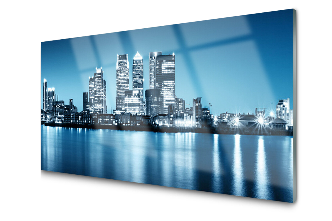 

Panel szklany Płytka Miasto Wieżowce 100x50