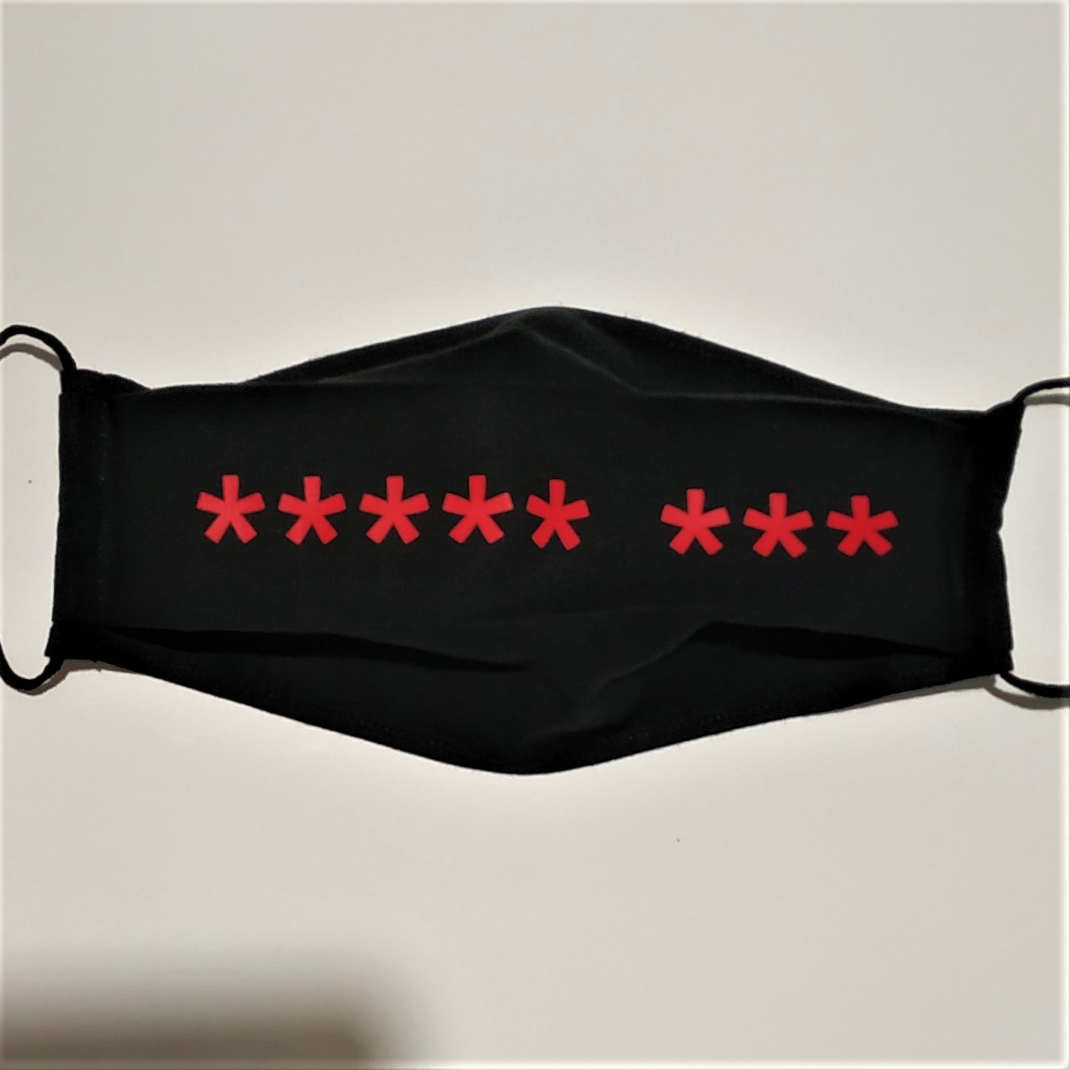 

maseczka bawełniana z nadrukiem ***** *** strajk