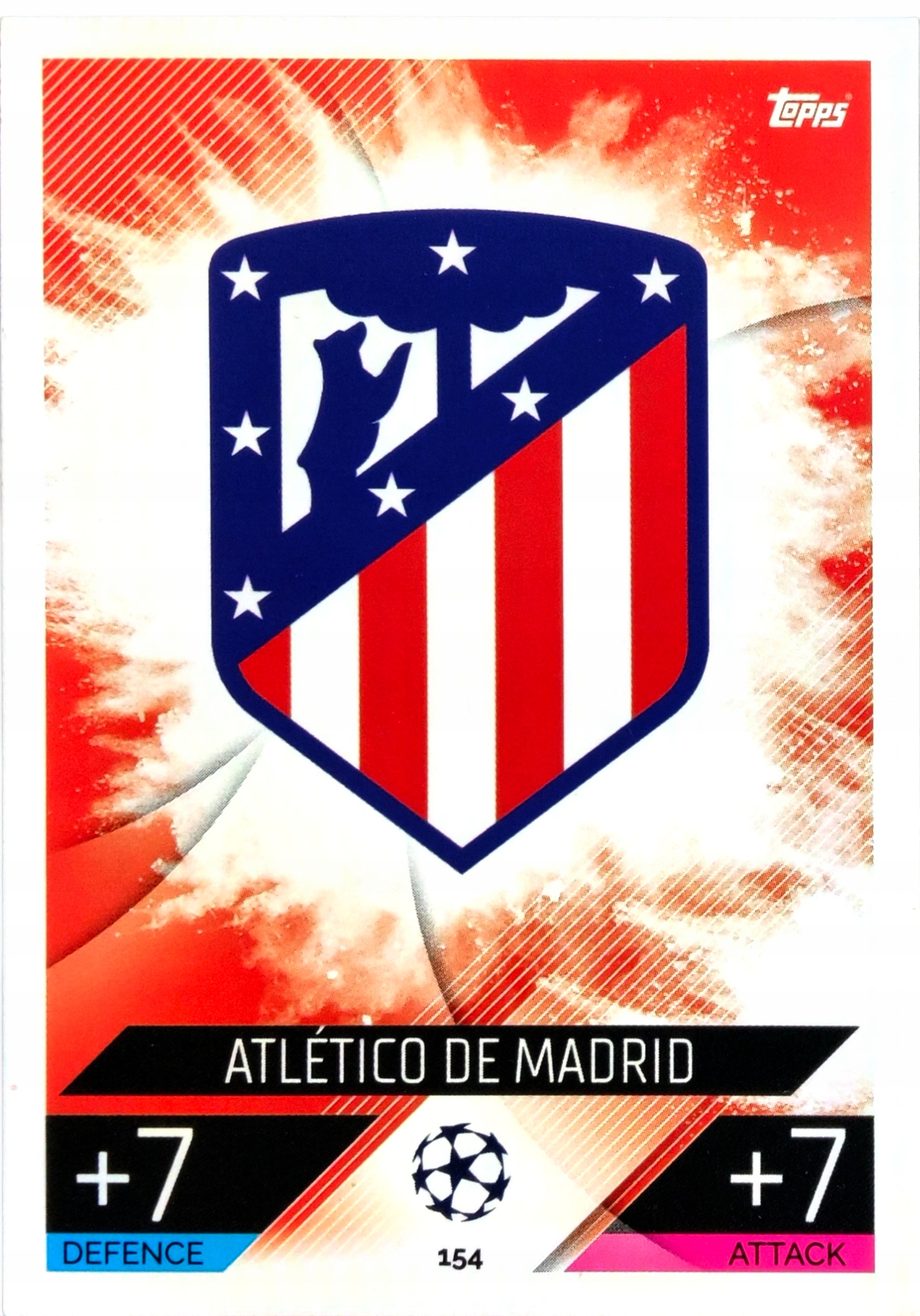 Topps Match Attax 2022-2023 Logo Club Badge 154 Atletico Madryt
