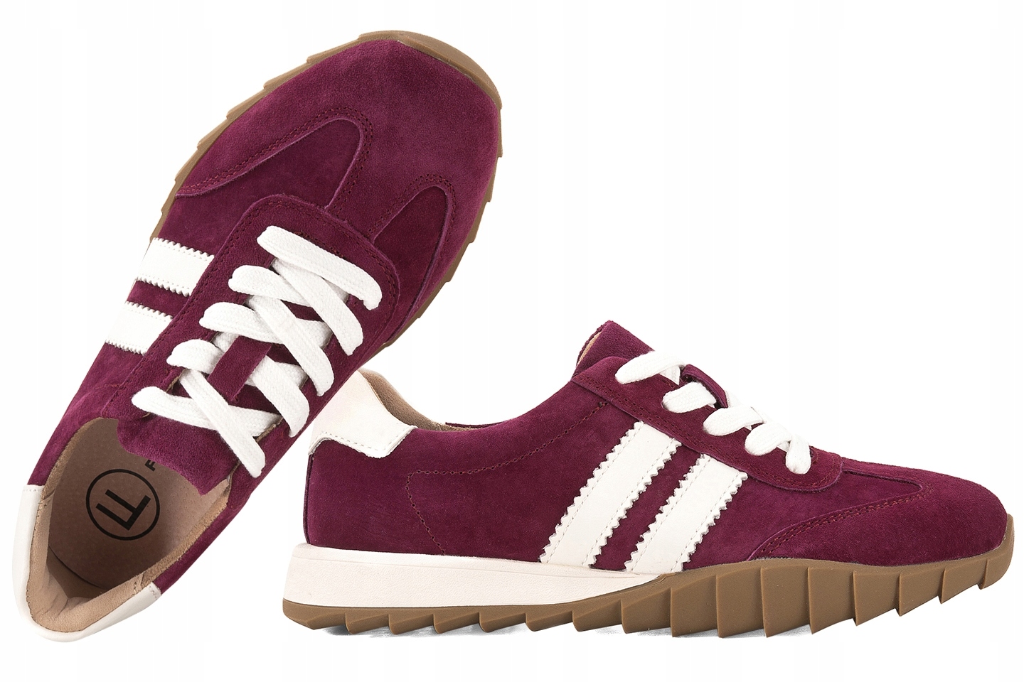 Filippo DP7534 Kožené Polobotky Dámské Sportovní Semišové Tenisky 37 Bord