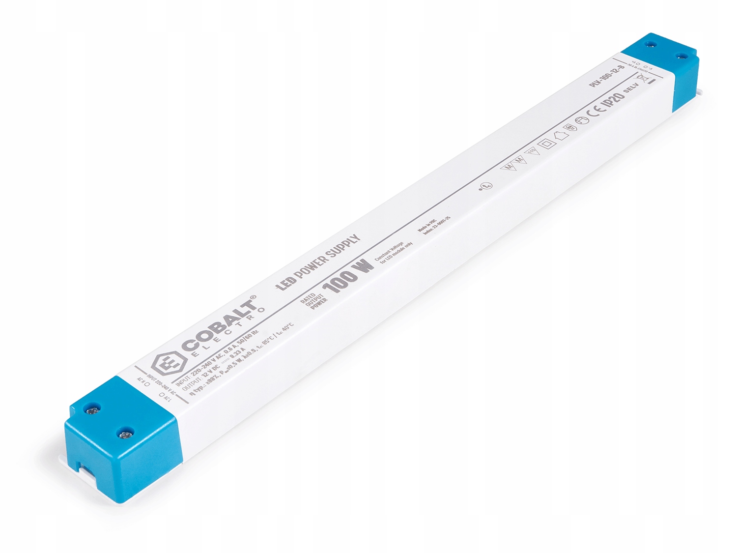 Led zdroj CobaltElectro Plv 12V 100W 8.33A IP20
