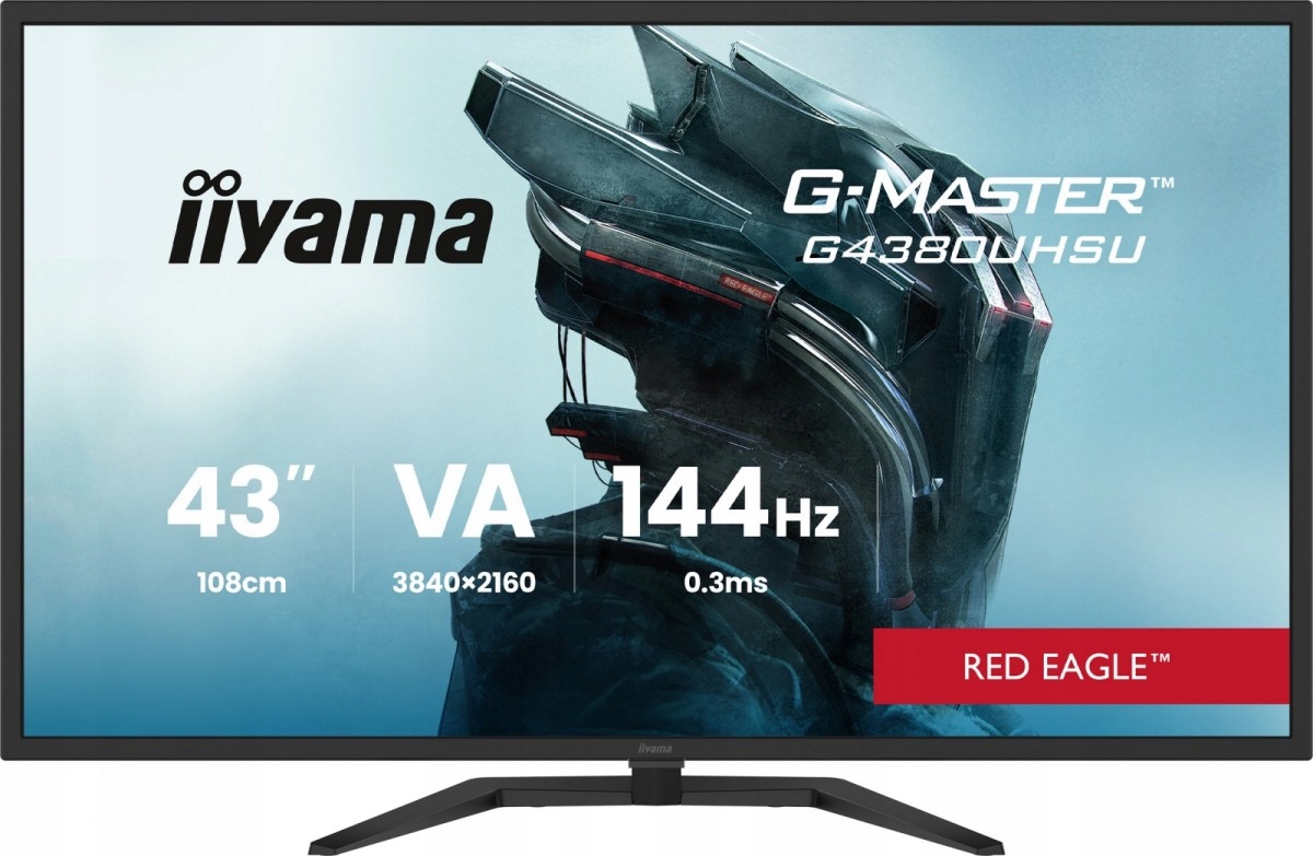 Monitor G-Master 42.5 cala G4380UHSU-B2 4K,VA, 2xHDMI 2.1, 2xDP, 0,3ms,,,,,
