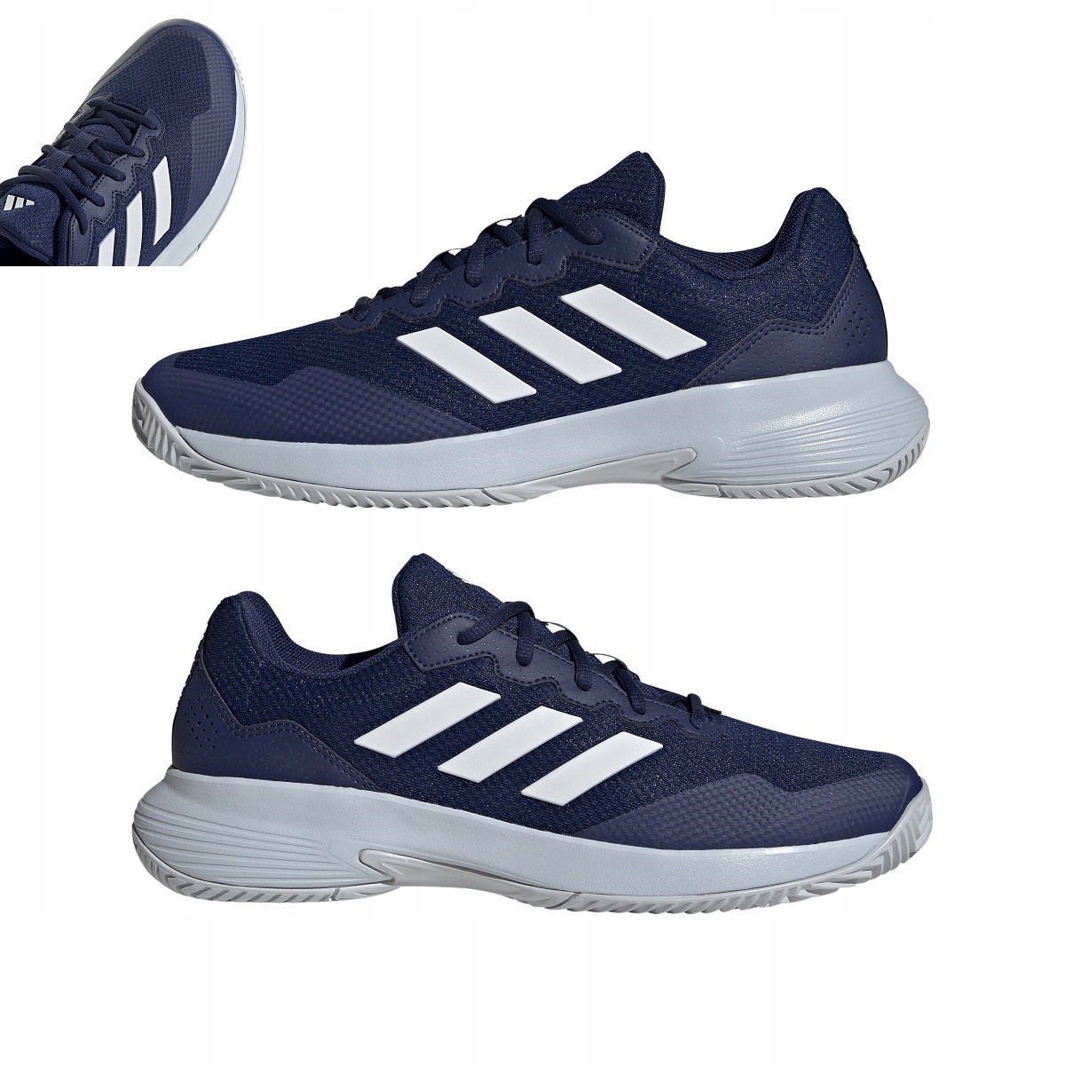 CameCourt 2 M adidas pánské boty modré vel 41 1/3