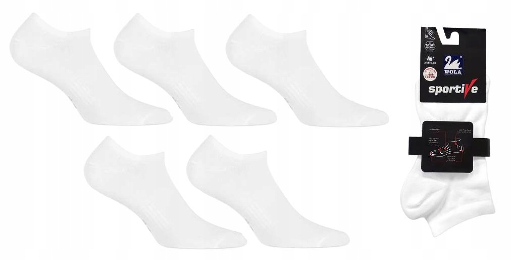 

5x Wola Sportive Stopki Damskie White 36-38