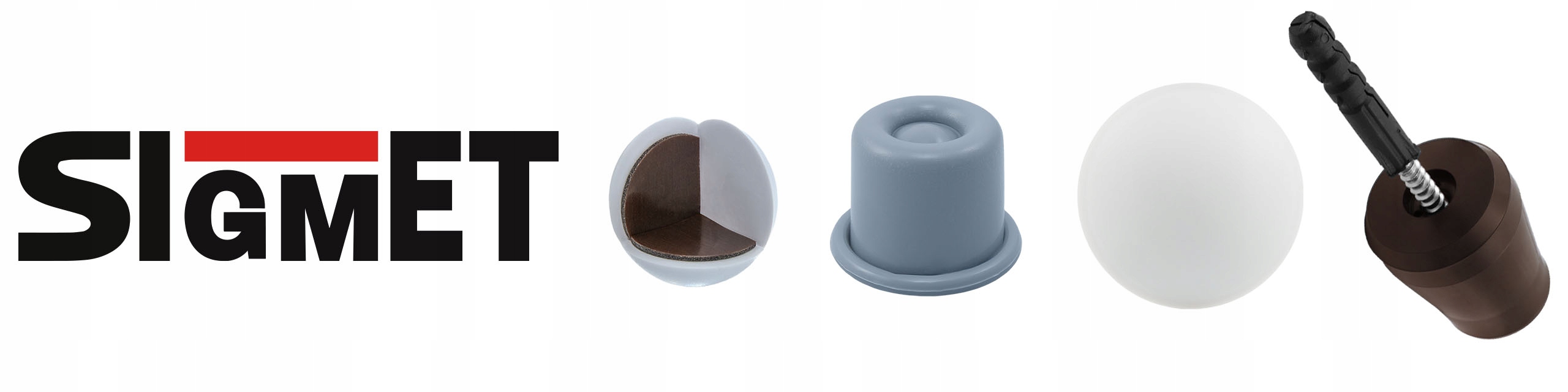 ODBOJNIK ODBÓJ DRZWI KLAMKI SAMOPRZYLEPNY DO ŚCIAN Marka Sigmet