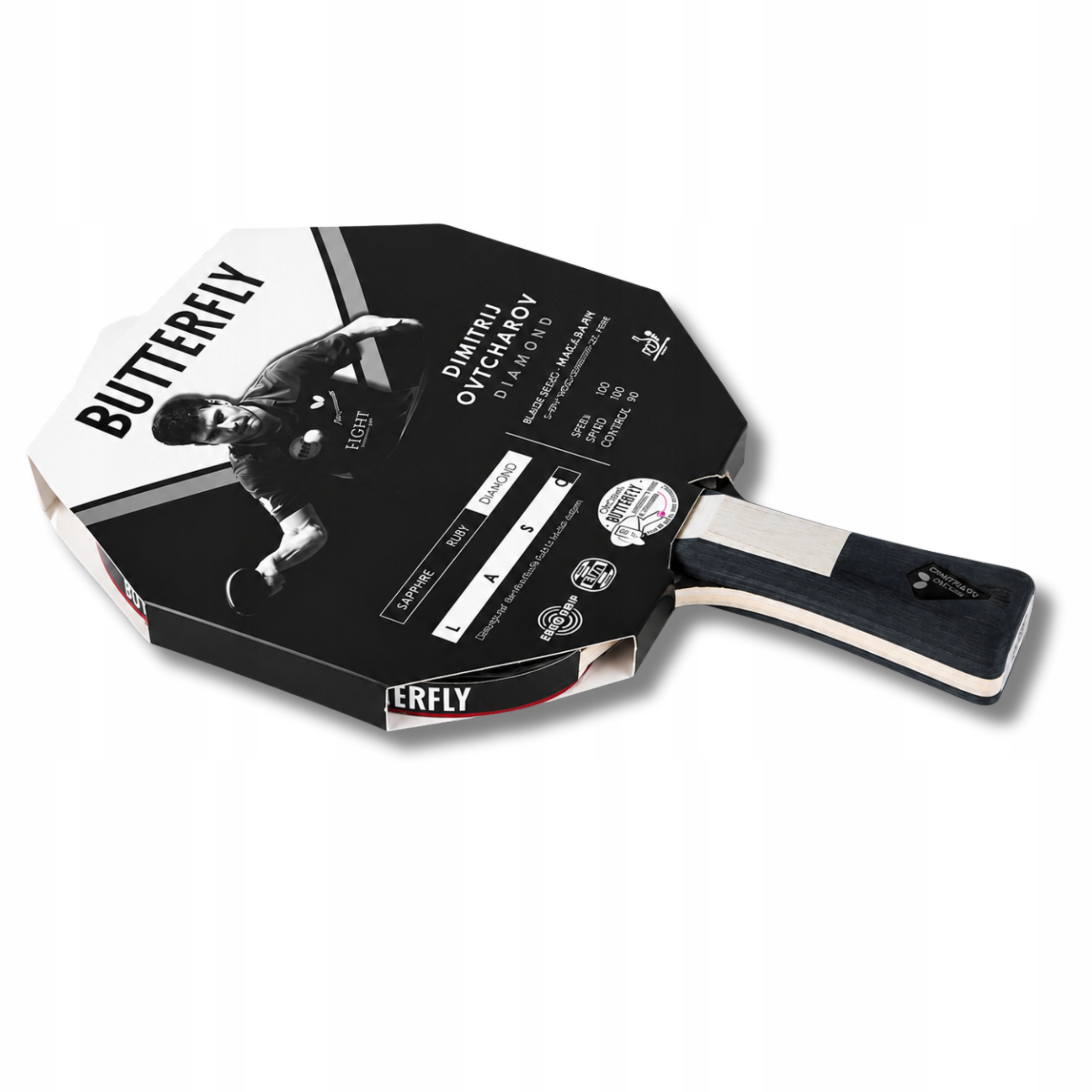 Butterfly Raketa Na Stolní Tenis Ovtcharov Diamond Ping Pong Paletka