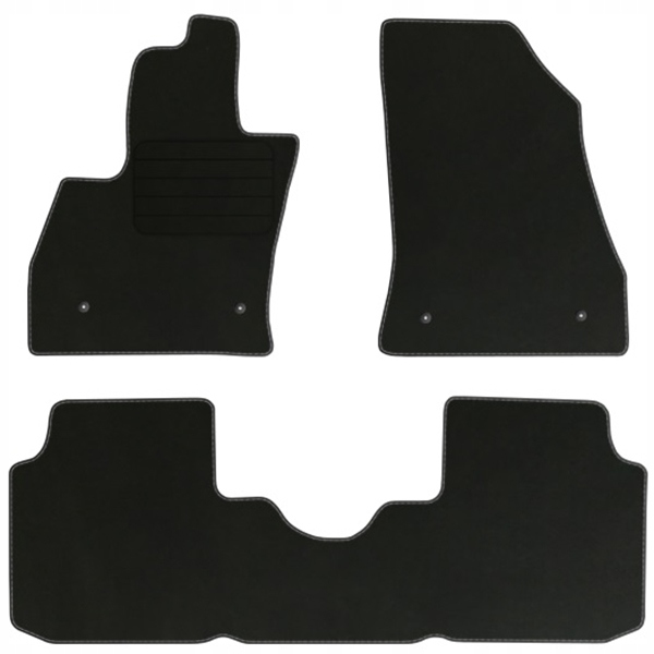 FIAT 500L 2012-2017r коврики велюр черный комфорт