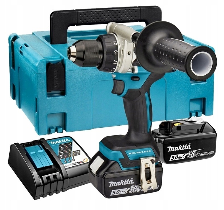 

Makita DDF486RTJ Wkrętarka 130Nm 2x5.0Ah