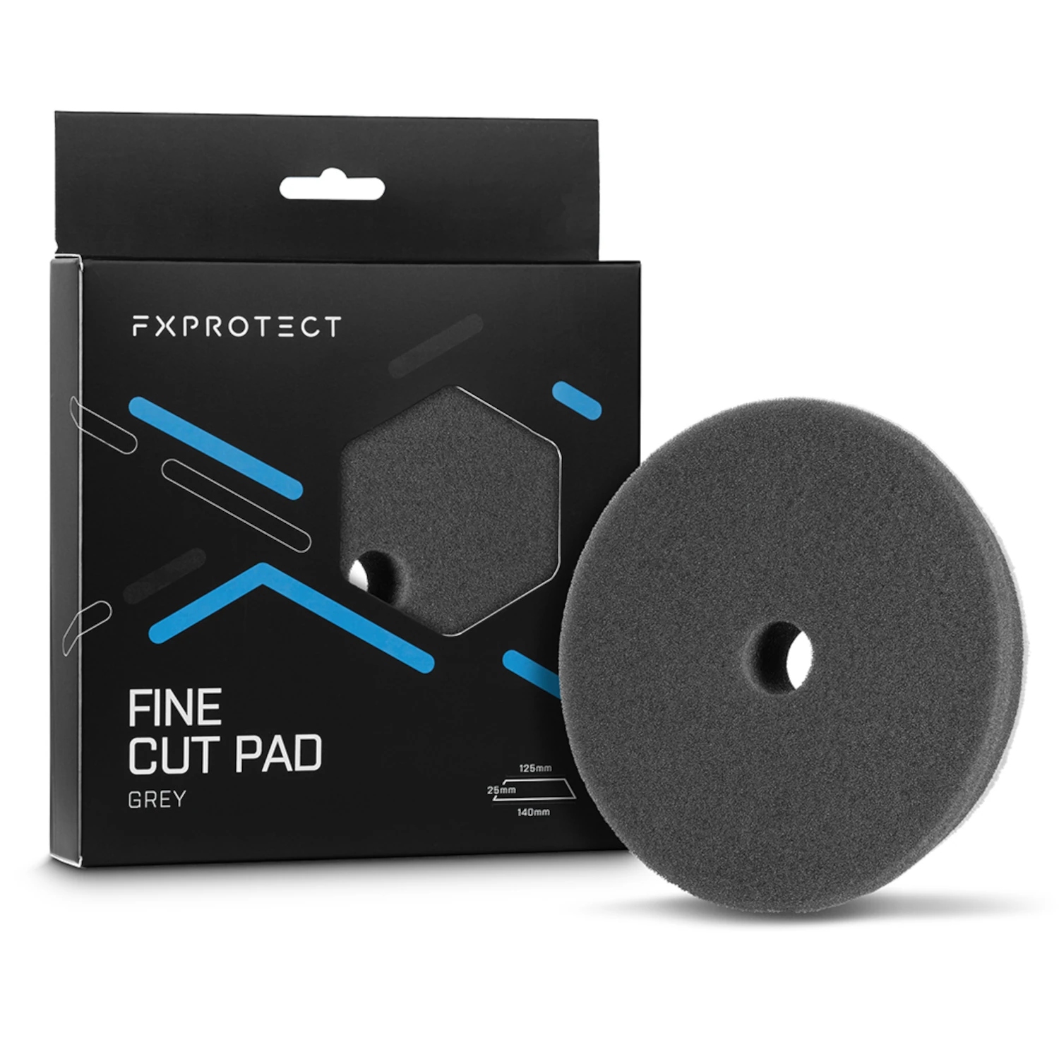 Fx Protect Fine Cut Pad Grey 125/140mm Pad Polerski Miękka Gąbka