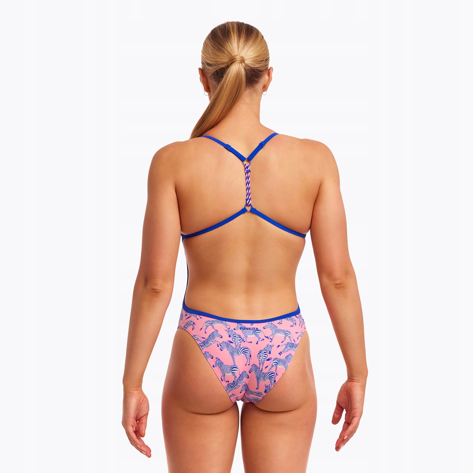 Funkita strój kąpielowy jednoczęściowy różowy rozmiar M