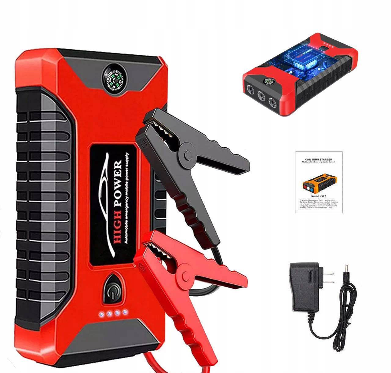 99800 Mah Startér Automobilová Nabíječka 12 V Booster Power Bank