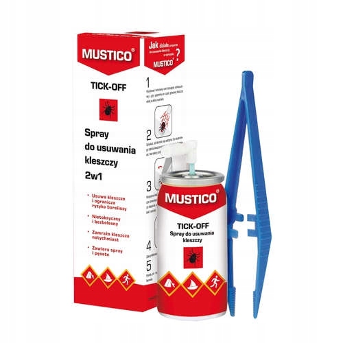 

Mustico Tick-off spray do usuwania kleszczy 2w1 8