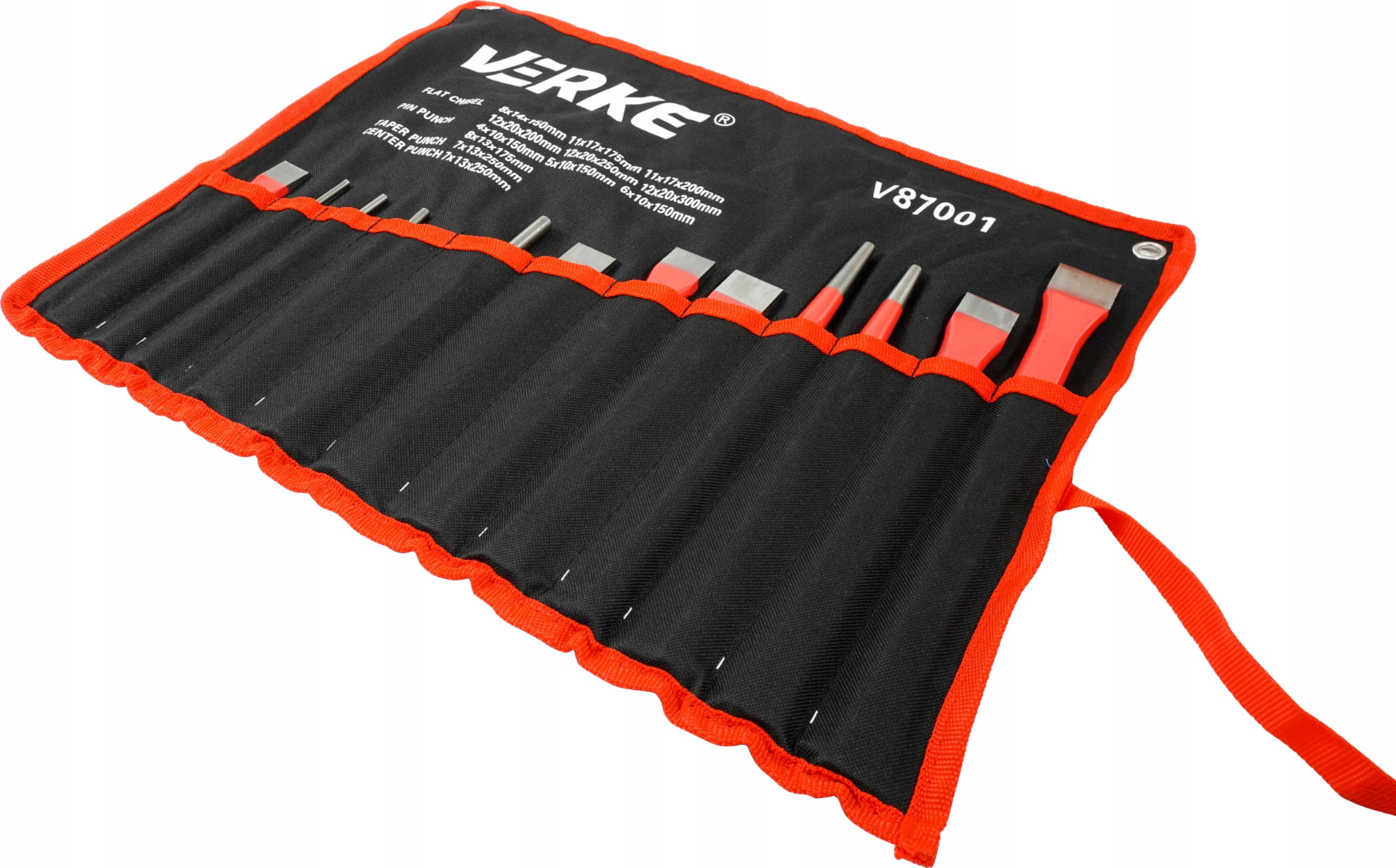 PRZECINAKI PUNKTAKI WYBIJAKI ZESTAW 12 elem VERKE Producent code V87001