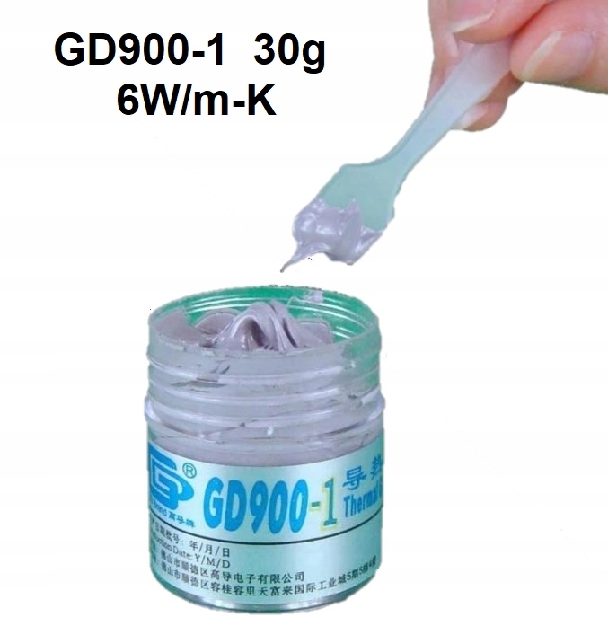Паста теплообмена GD900-1 30г 6W/m-K