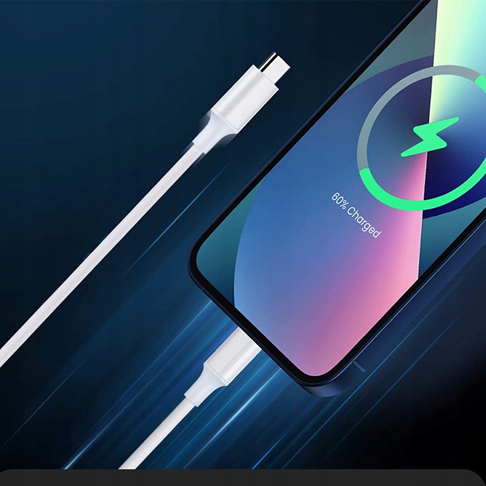 KABEL PRZEWÓD USB-C LIGHTNING PD POWER DELIVERY 20W 100CM DO IPHONE 12 13 Marka Inna