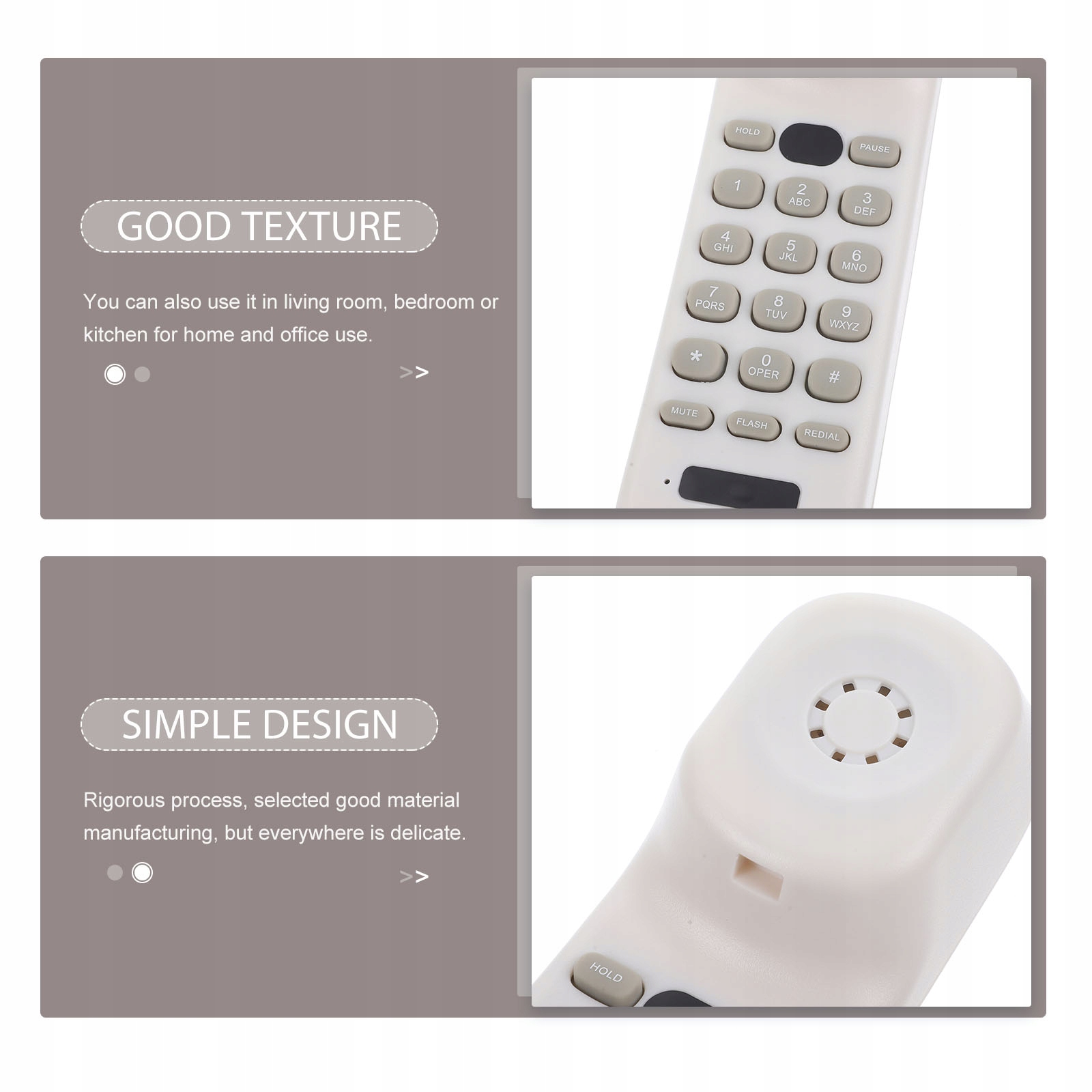 TELEFON NAŚCIENNY MINI TELEFONY RZEMIEŚLNE Z ŻYWICY Marka bez marki