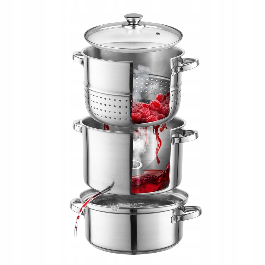 

Sokownik Parowy Stal Nierdzewna Indukcja Gaz Sok