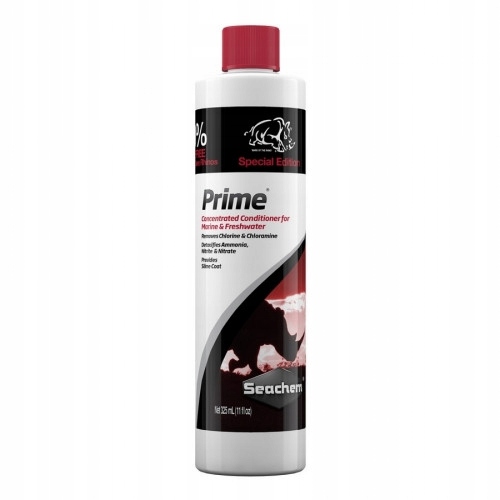 Seachem Prime 250 ML Čistič Vody Do Akvária Odstraňuje Chlór A Kovy