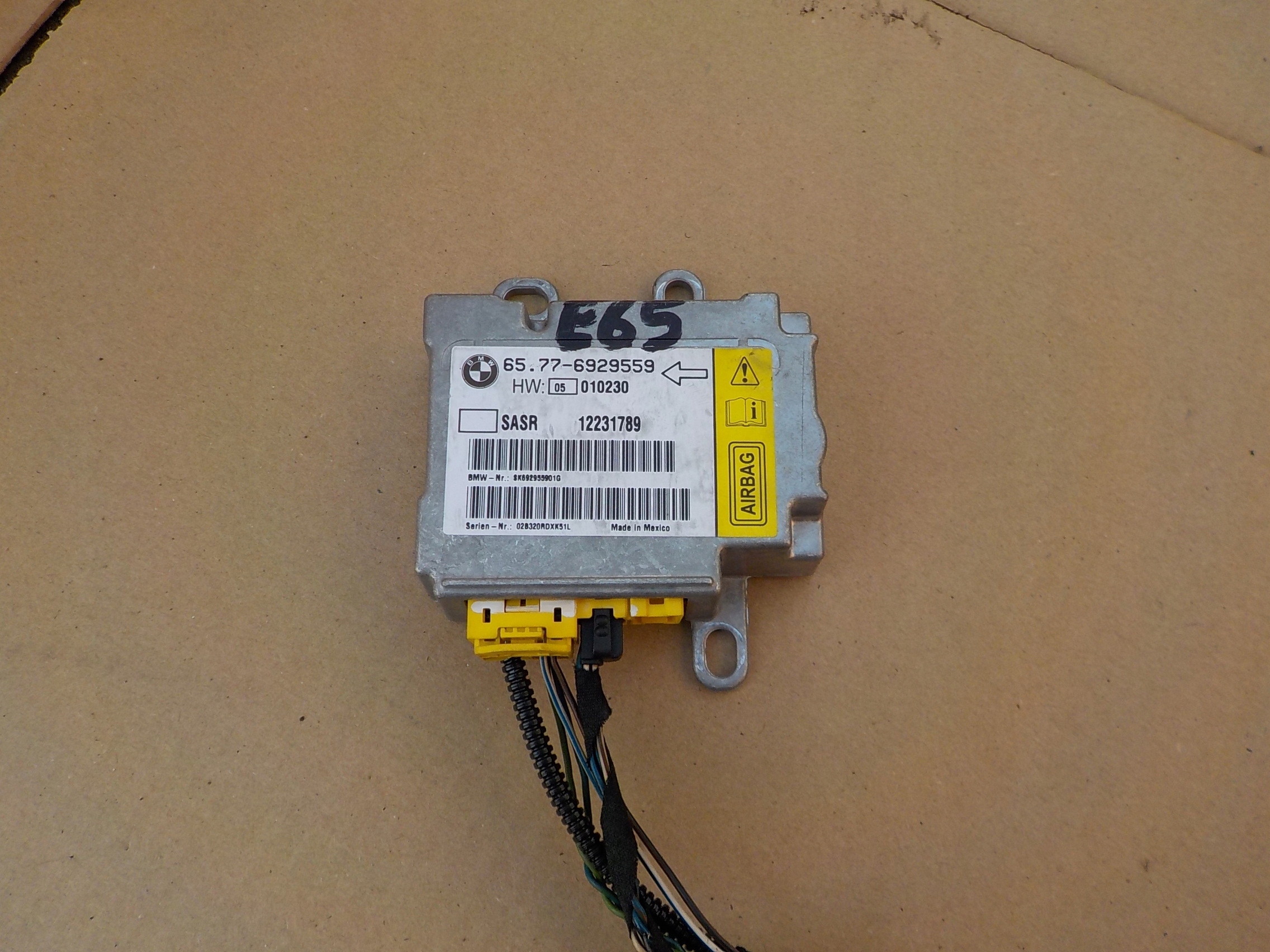 sensor airbag bmw e65 6929559