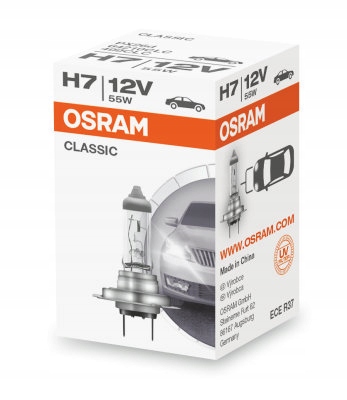 

Osram żarówka samochodowa Classic H7 12V 55W PX26d