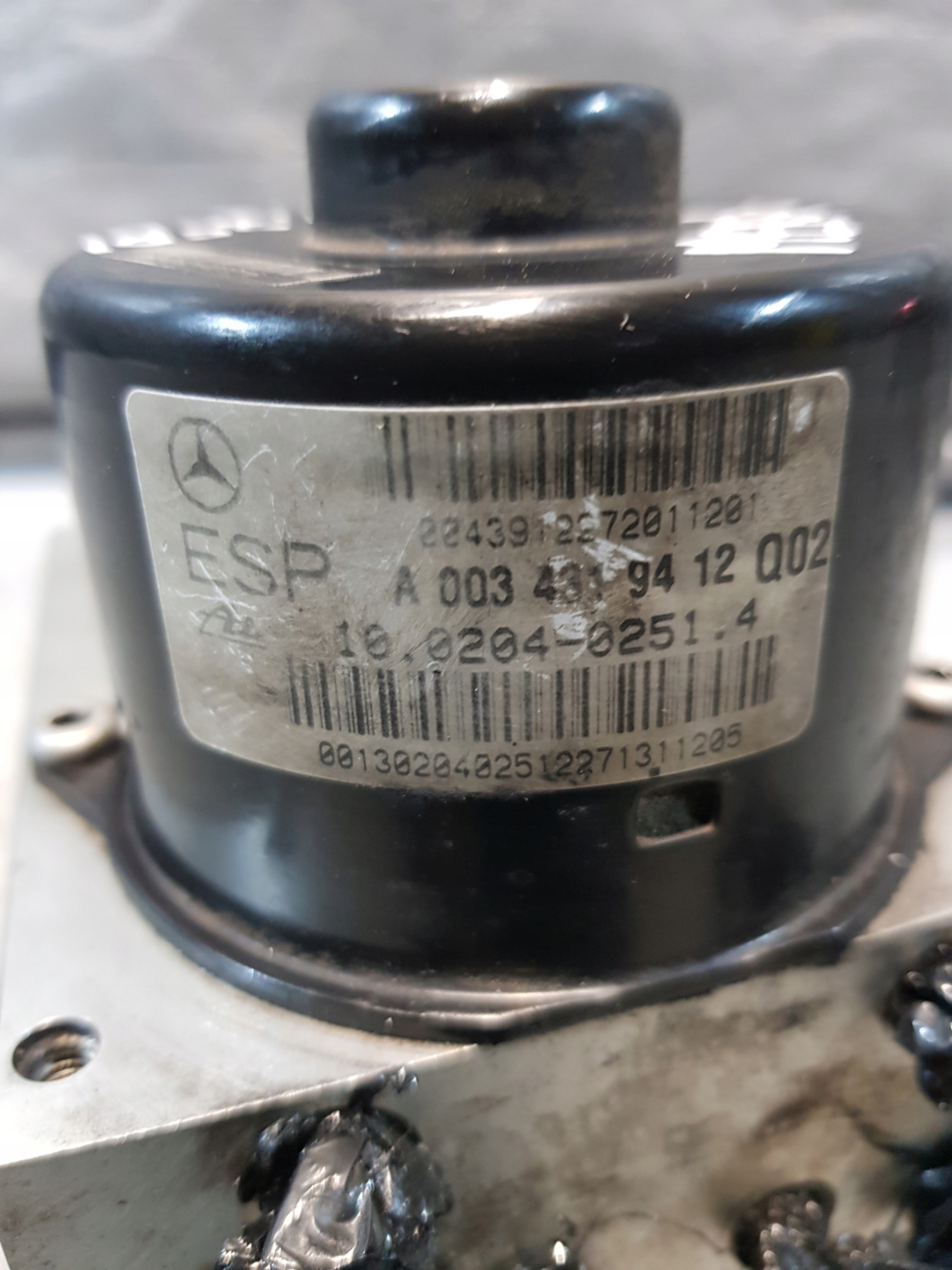 Mercedes-Benz W203 2.2 CDI OE A2095450232 A0034319412 Pompa ABS ESP